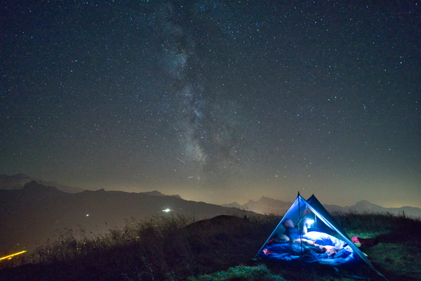 bivouac-nuit Faune et flore alpines